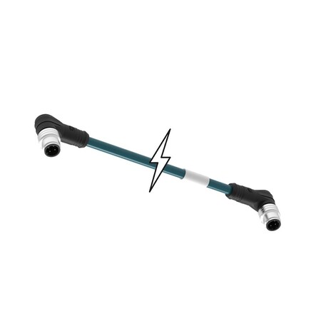 Molex MIC D-CODE M/ME 90/90 4P 8M 1201080040